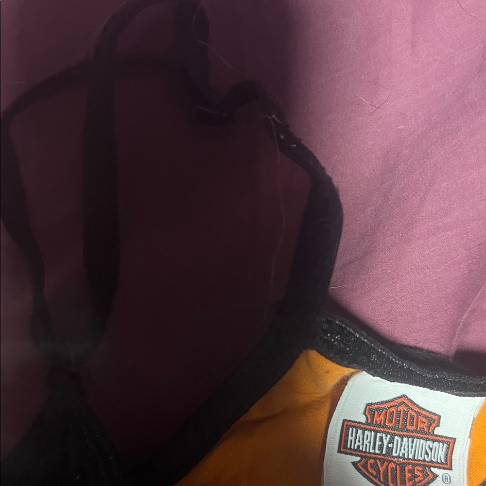 Harley-Davidson Black & Orange Racerback Graphic Camisole - Picture 4 of 6